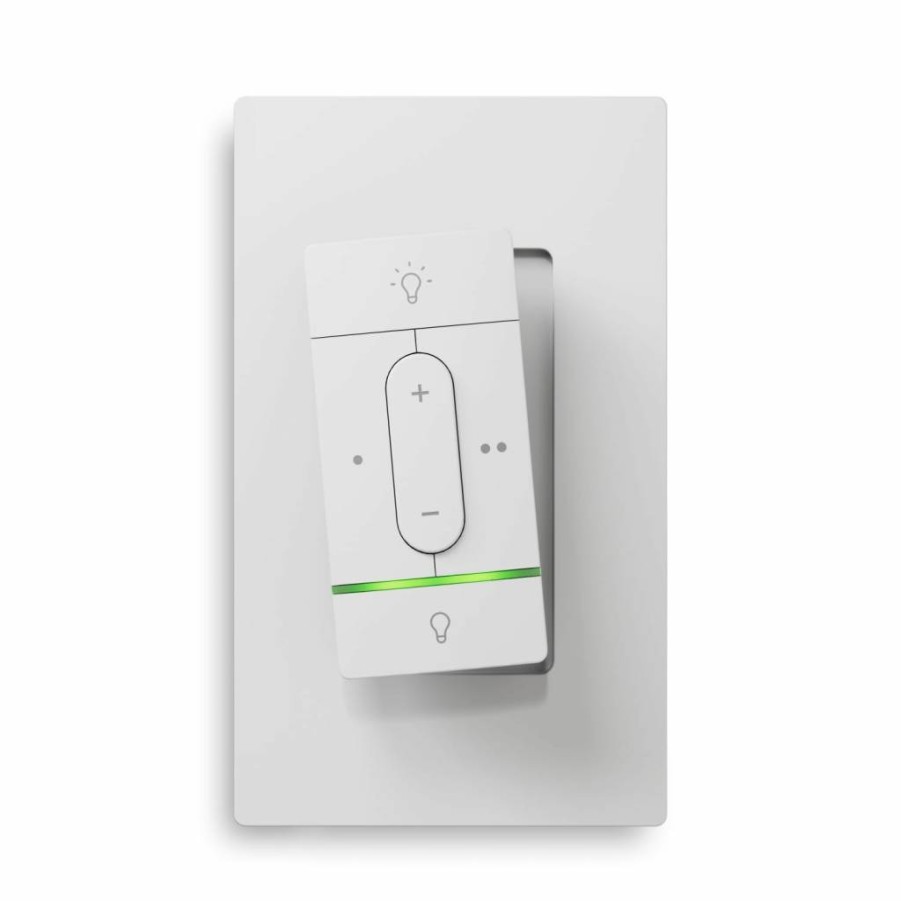 Nanoleaf Sense+ Smart Light Switch with Motion & Daylight Sensors, Matter Compatible, Wireless Dimmer, 6 Custom Actions, Works Exclusively with Nanoleaf Lights