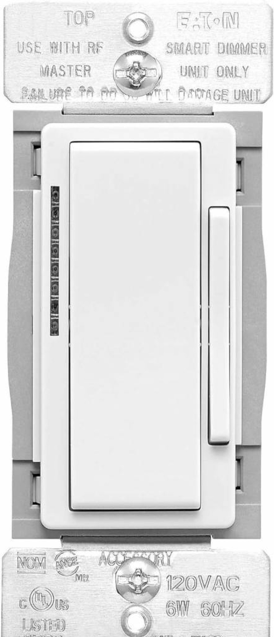 Eaton WACD-W Remote Dimmer Compatible with WFD30 Master Dimmer, White – Accessory for Lighting Control