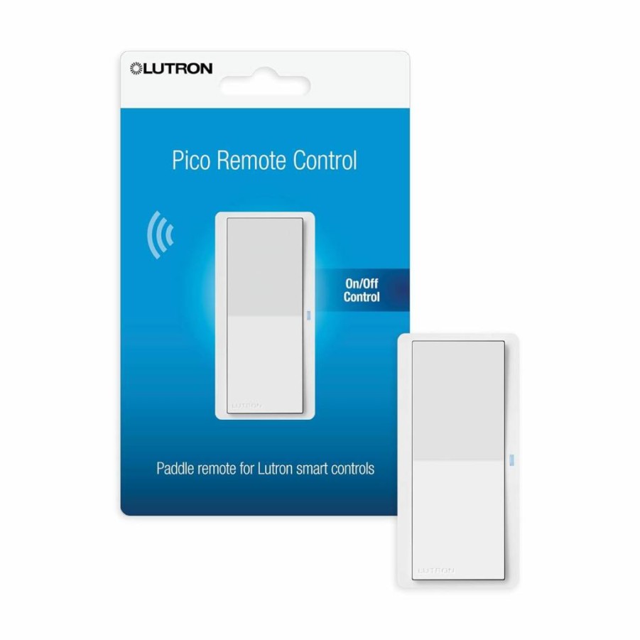 Lutron Pico PJ2-P2B-GLA Light Almond Wireless Remote for Caseta Smart Dimmer and Switch On/Off Control