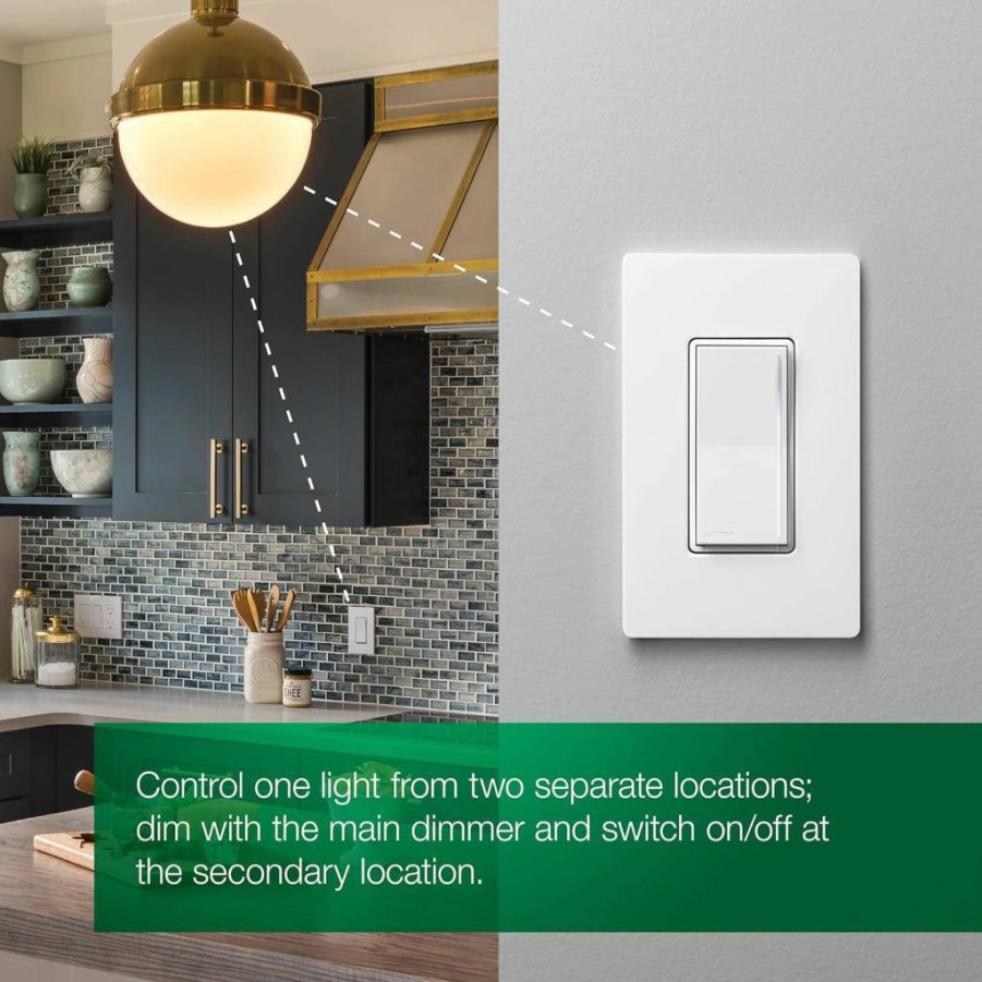Lutron Sunnata STCL-153M-WH Touch Dimmer Switch 2-Pack, White | 3-Way/Multi-Location Compatible | Works with LED & Incandescent Bulbs | Includes Wire Labels & Advanced Dimming Technology