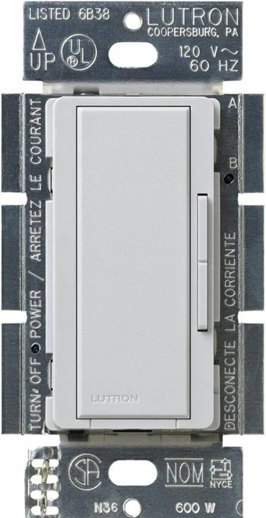 Lutron Maestro Companion Multi-Location Dimmer Switch - Ma-R-La Light Almond Finish for 3-Way Lighting Control