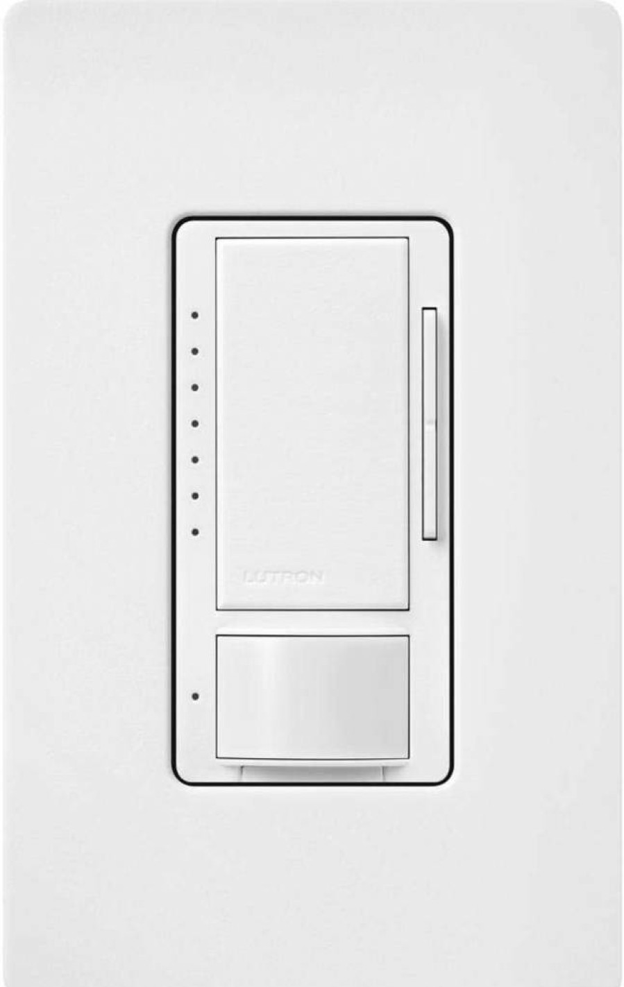 Lutron Maestro LED Dimmer Switch with Motion Sensor - 150W, Single Pole/Multi-Location, White (MSCL-OP153M-WH)