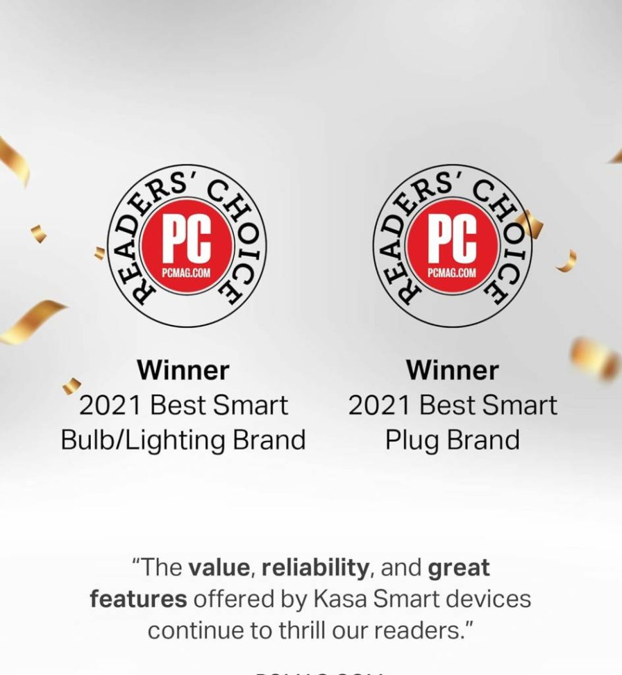 Kasa Smart Outdoor Plug-In Dimmer KP405 - Alexa & Google Assistant Compatible Smart Plug for String Lights, Wi-Fi 2.4GHz, No Hub Required, ETL Certified, IP64 Weatherproof