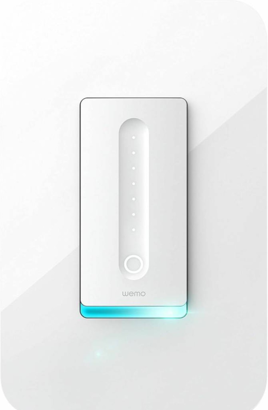 WeMo Smart Dimmer Light Switch F7C059 - WiFi Enabled, Compatible with Alexa & Google Assistant, Remote Control