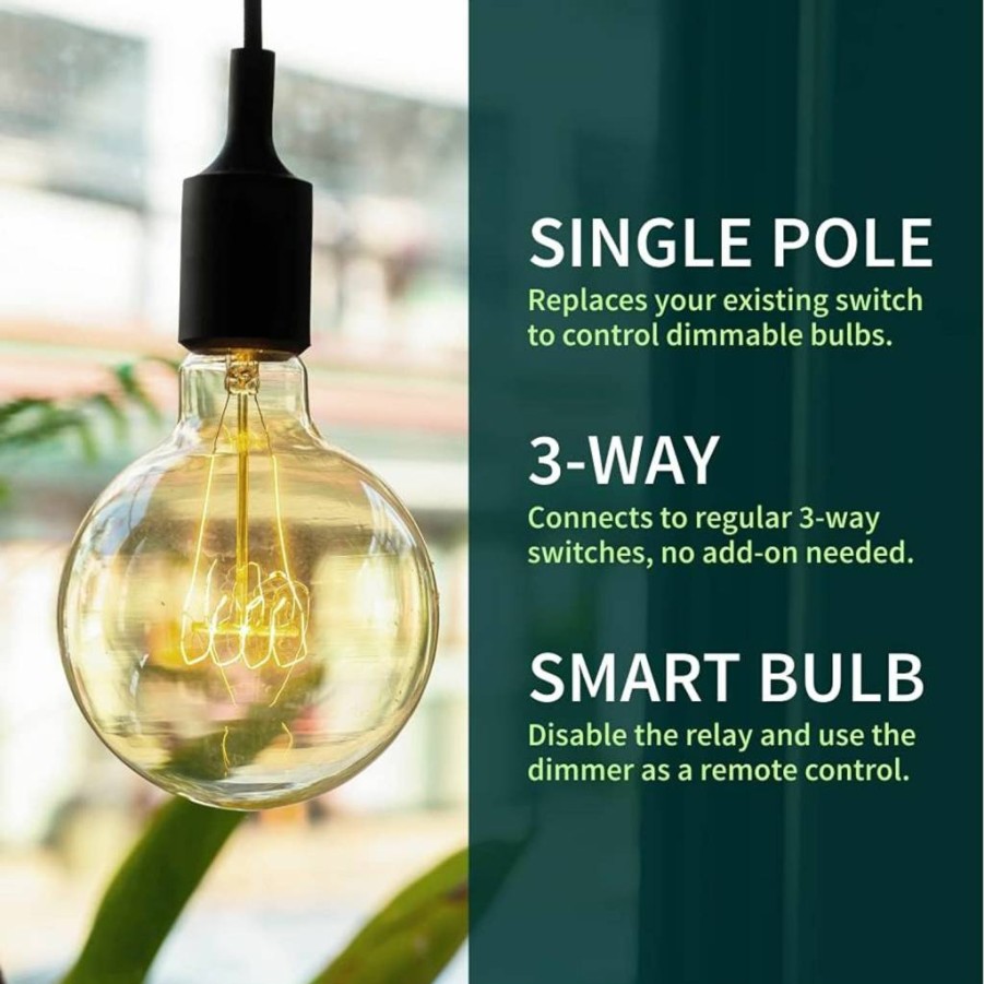 Zooz Zen77 800 Series Z-Wave Long Range Dimmer Switch - White, 3-Way & 4-Way Compatible, No Auxiliary Switch Required, Works with Z-Wave Hub