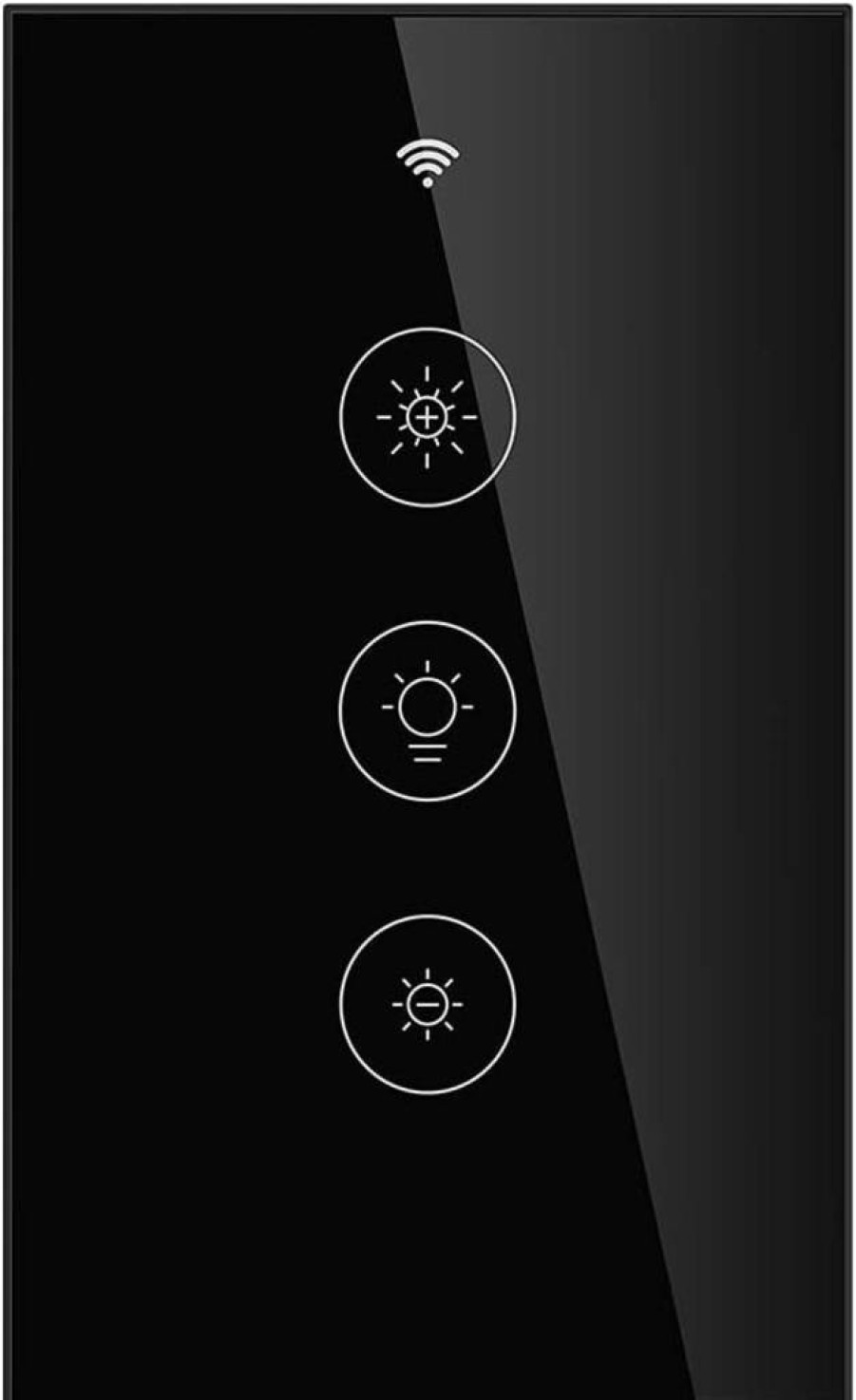 MOES Smart Light Dimmer Switch WiFi RF Touch Panel, Works with Alexa Google Assistant Smart Life Tuya App, Remote Control Voice Command, Black