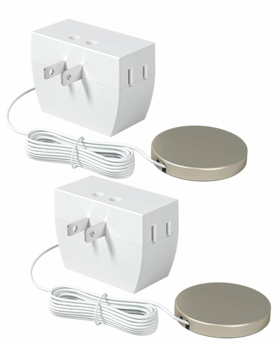 DEWENWILS 2-Pack Touch Dimmer Switch for Lamps - Plug-in Dimmable Control for LED, CFL & Incandescent Bulbs, ETL Listed White Dimmer Extension Cord