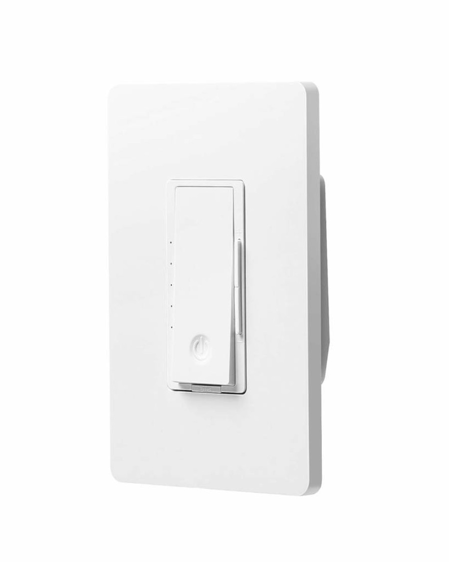 DEWENWILS Smart Wi-Fi Dimmer Switch, 2.4GHz Compatible with Alexa & Google Home, No Neutral Wire Required, Works with LED/CFL/Incandescent Bulbs, ETL Certified, Screwless Wall Plate Included