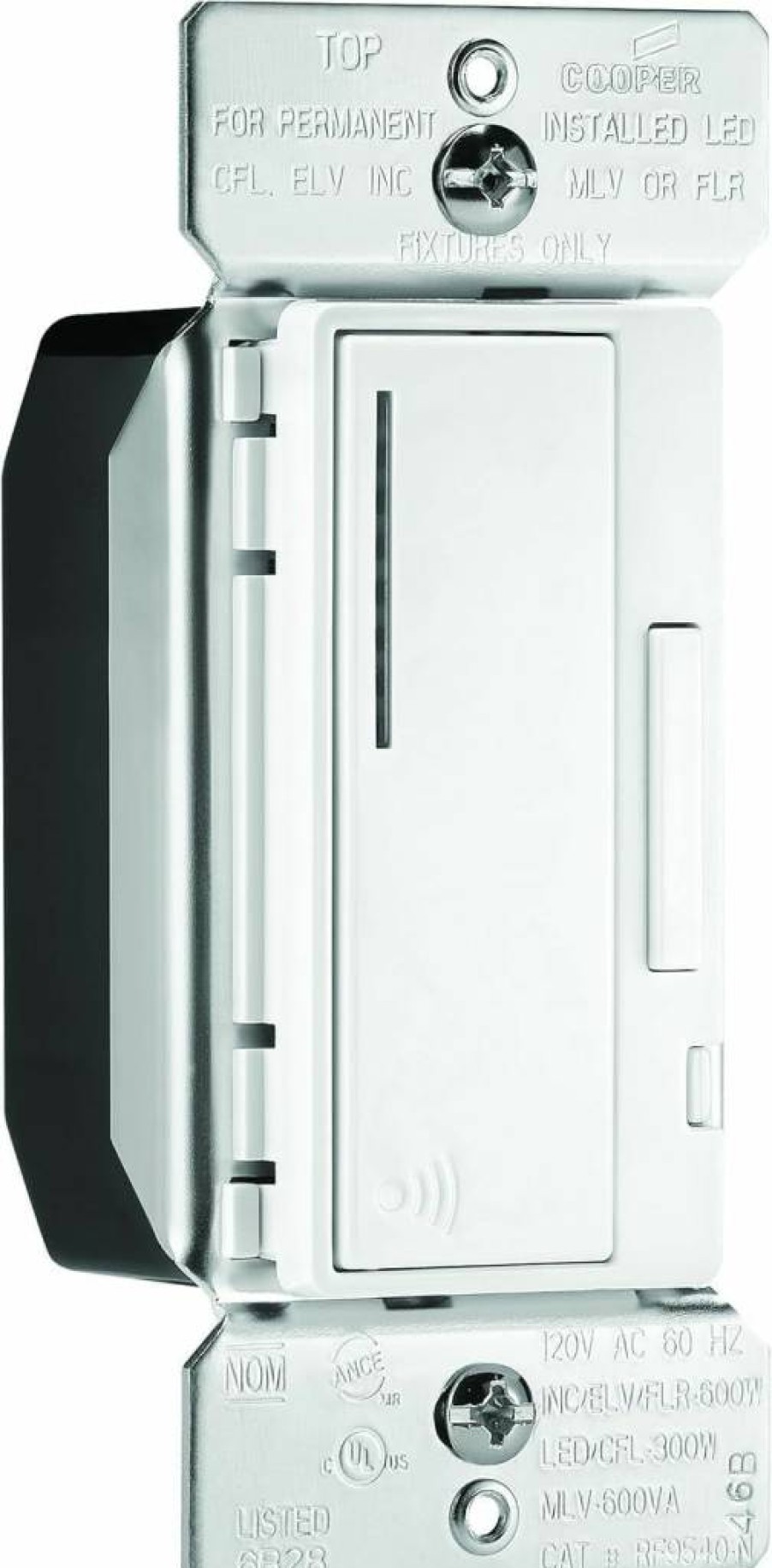 Incro Z-Wave Smart Dimmer Switch for Wall, 300W LED/CFL & 600W Incandescent, Google Assistant & Alexa Compatible, Requires Z-Wave Hub, UL Listed, White