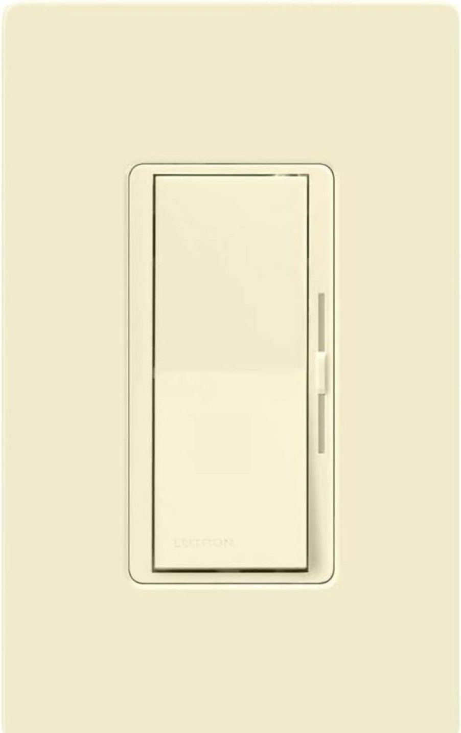 Lutron Diva DVWCL-153PH-AL Almond LED+ Dimmer Switch for Dimmable LED, Halogen, Incandescent Bulbs, Single-Pole/3-Way, 150W, Includes Wall Plate