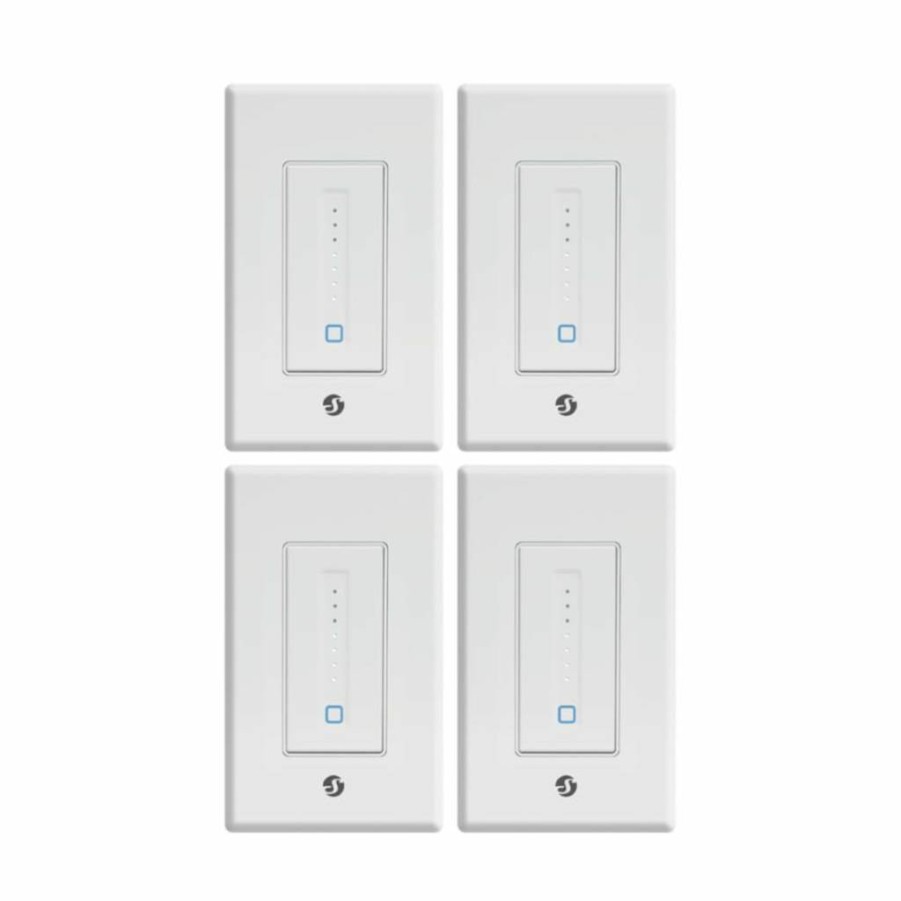 Shelly Plus Smart Dimmer Switch - WiFi & Bluetooth Light Dimmer for Home Automation, Works with Alexa & Google Home, No Hub Needed, Dimmable LED Timer Scheduling