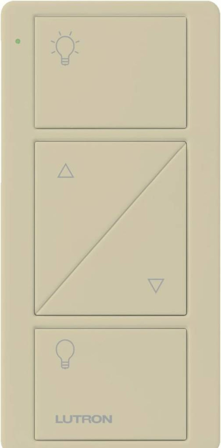 Lutron Pico 2-Button Smart Remote for Caseta Dimmer Switch - White PJ2-2BRL-GWH-L01 (Tabletop/Wall Mount)