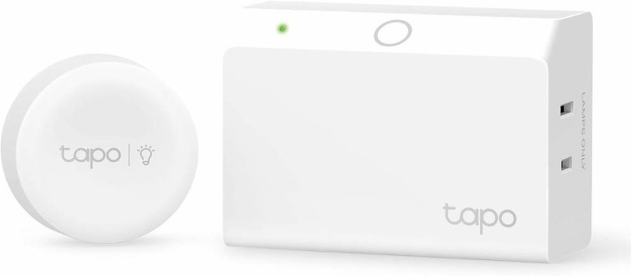 Tapo P135 Smart Dimmer Plug Kit with Wireless Button, Matter Compatible, Dual Outlets 300W, Works with Apple Home, Alexa, Google Home, 2.4GHz Wi-Fi, ETL Certified, White