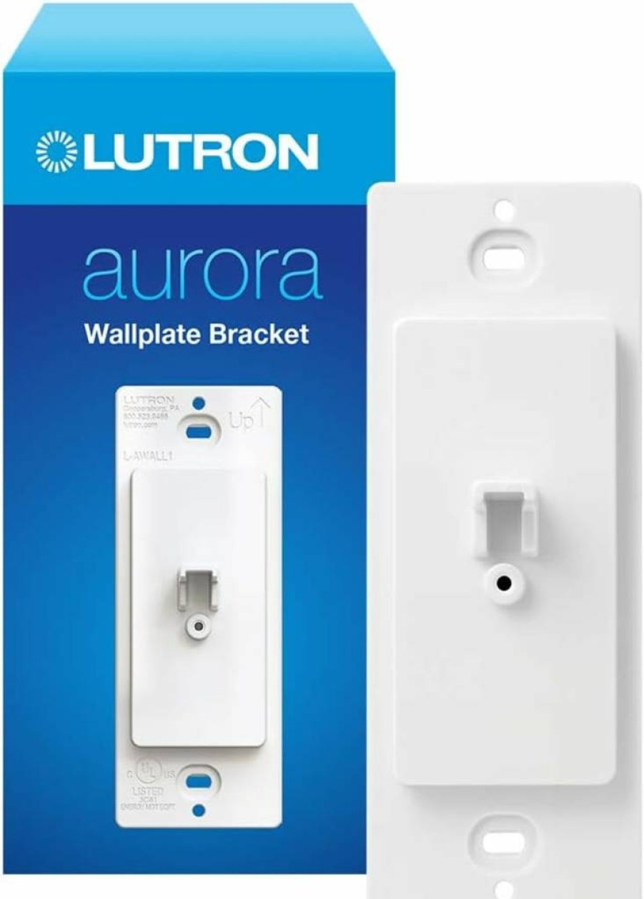 Lutron Aurora Smart Dimmer Switch for Philips Hue (2-Pack) | White | Z3-1BRL-WH-L0-2 | Compatible with Hue Smart Bulbs