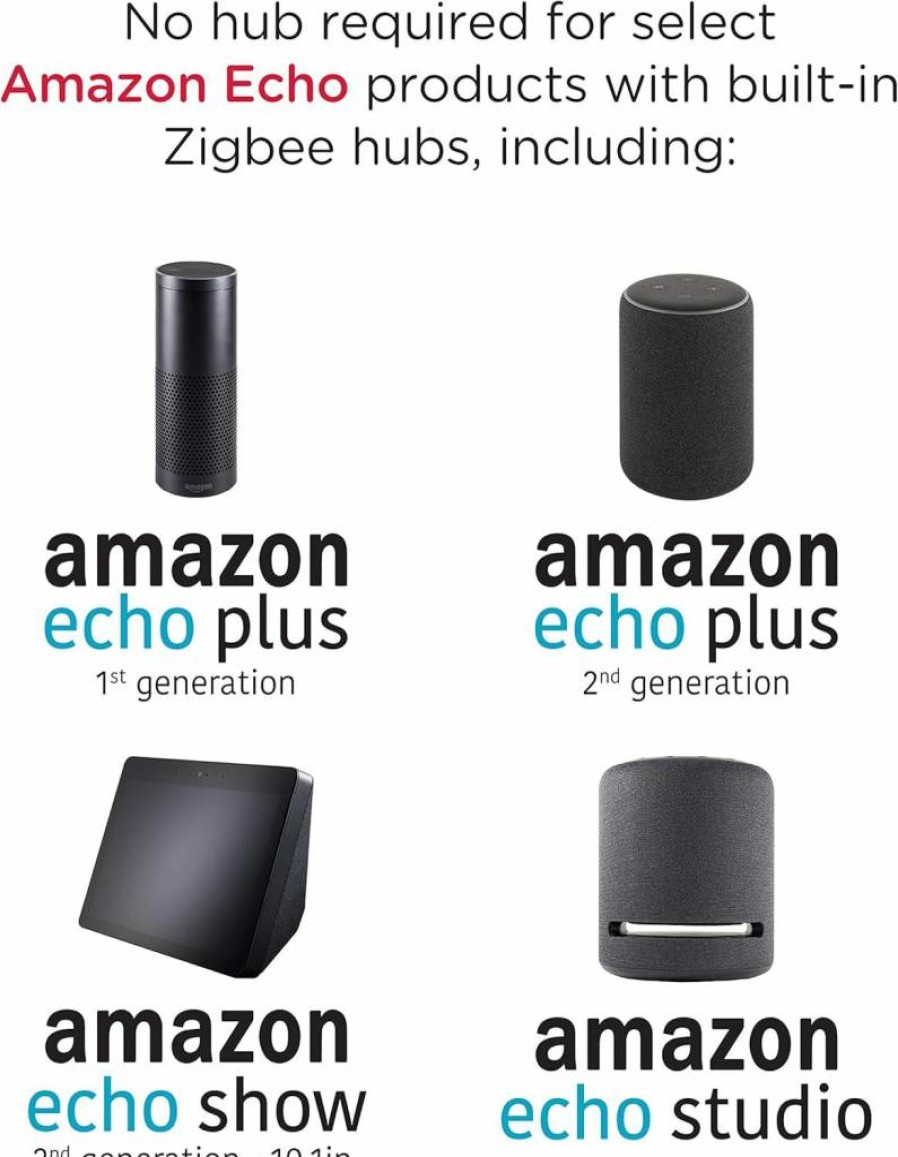 Enbrighten Zigbee Smart Light Switch with Quickfit & Simplewire, Compatible with Alexa, Google Assistant, Echo Show 10, Echo Studio, and Eero Pro 6 - Model 43078