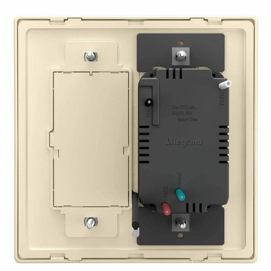 Pass & Seymour Smart Universal Dimmer with Netatmo, Compatible with Alexa, Google Assistant & Apple HomeKit, White (1 Count)